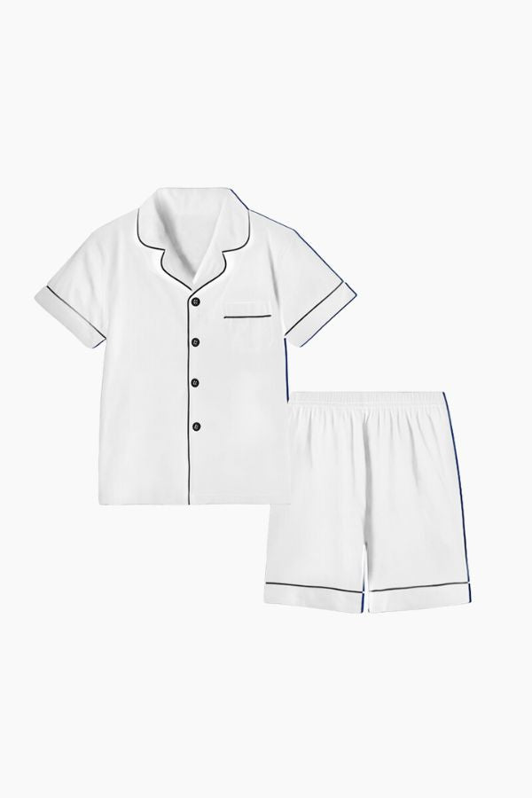 Cozy Collared Pajama Set