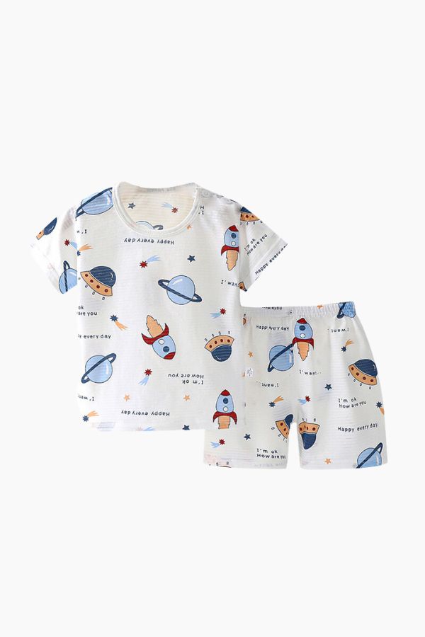 Comfy Cartoon Pajama Set