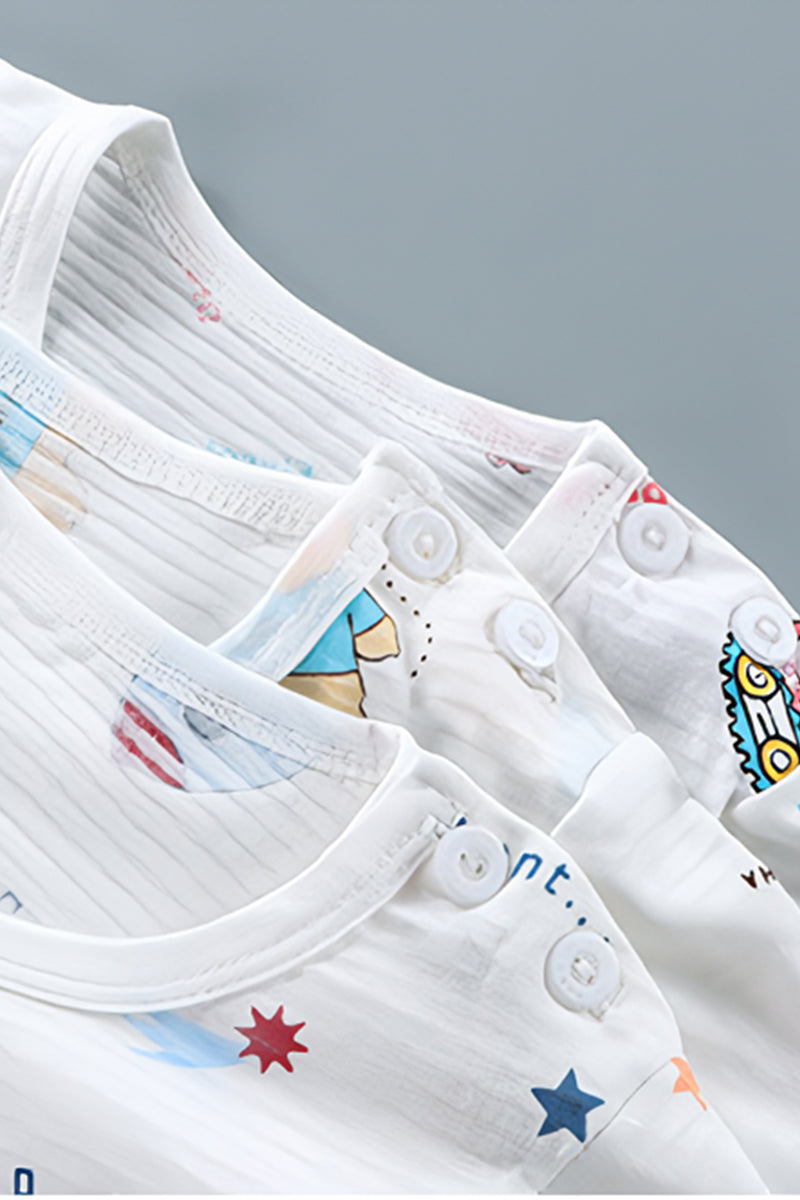 Comfy Cartoon Pajama Set