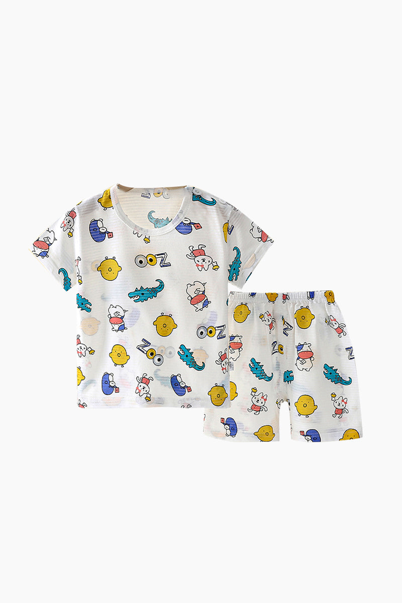 Comfy Cartoon Pajama Set