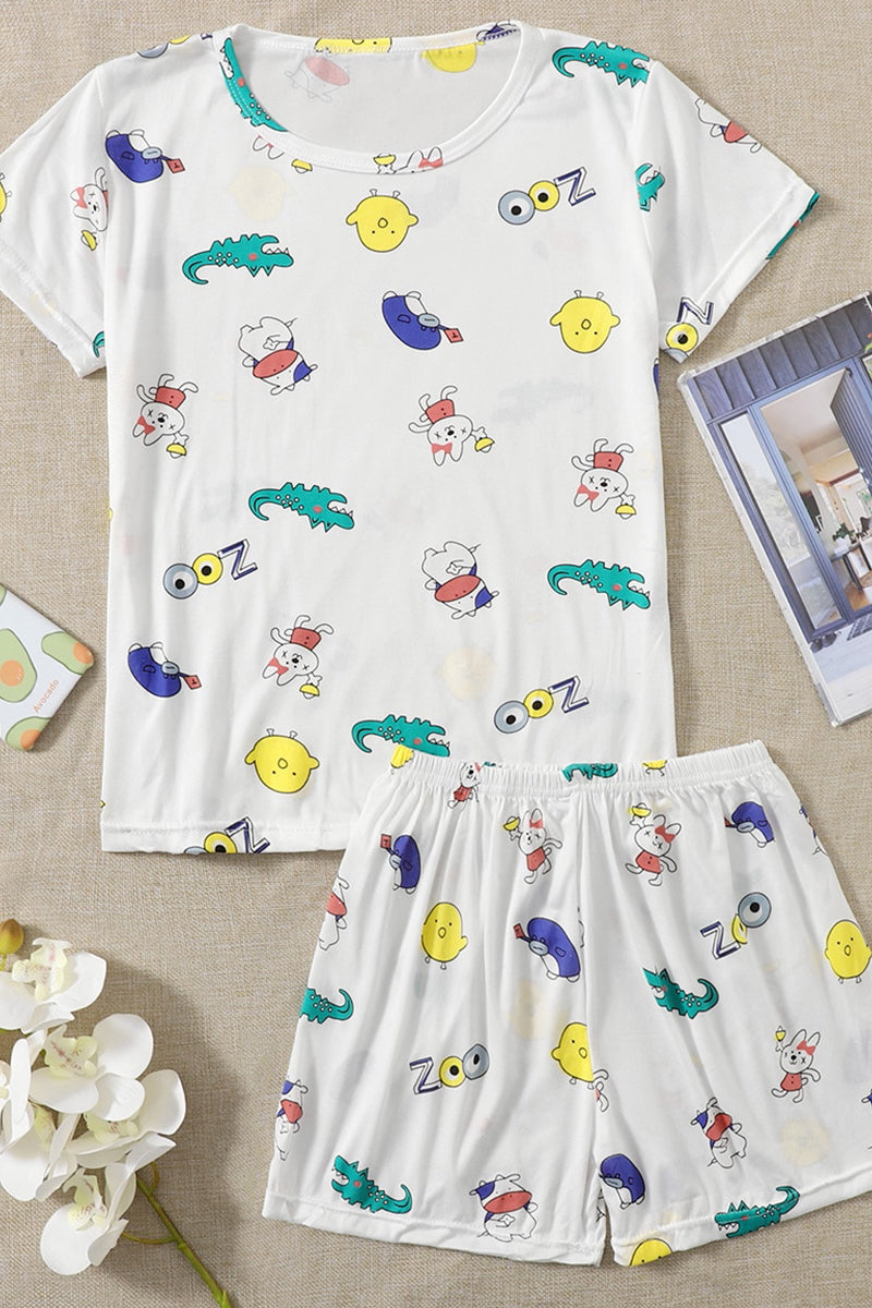 Comfy Cartoon Pajama Set