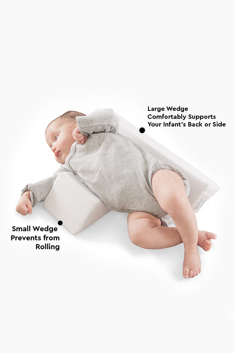 Infant Baby Side Sleep Pillow Support Wedge Newborn Anti-roll Cushion  Adjustable