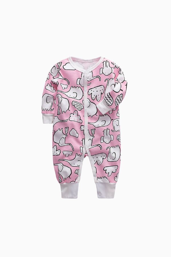 Learn To Crawl Cotton Jumpsuit