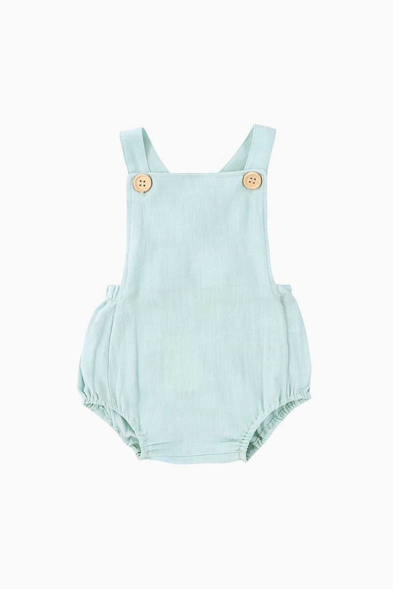 Organic Button Strap Romper