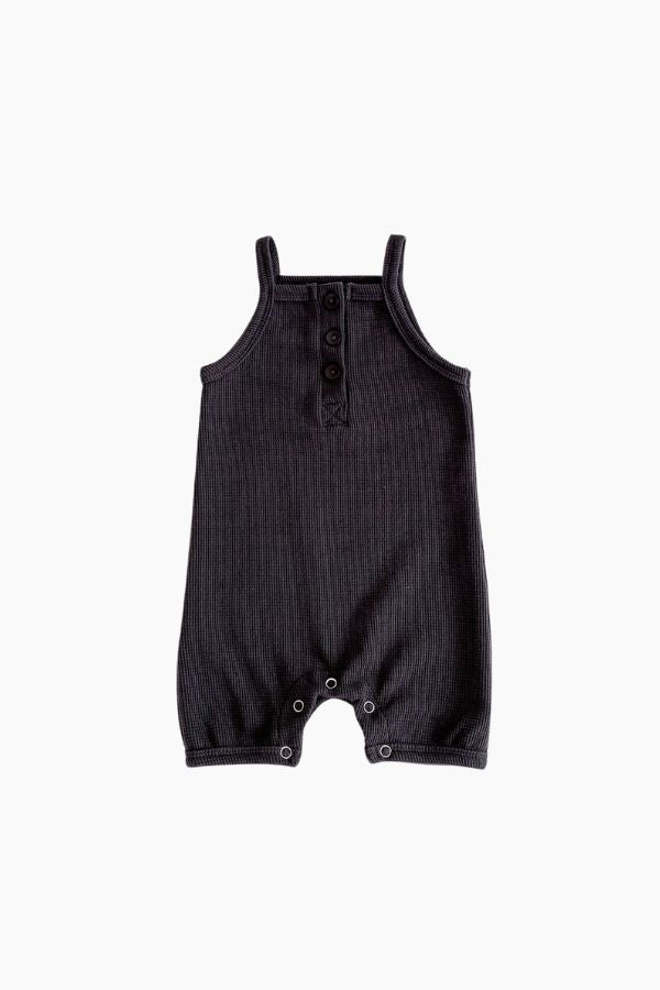 Organic Cotton Crawling Waffle Romper