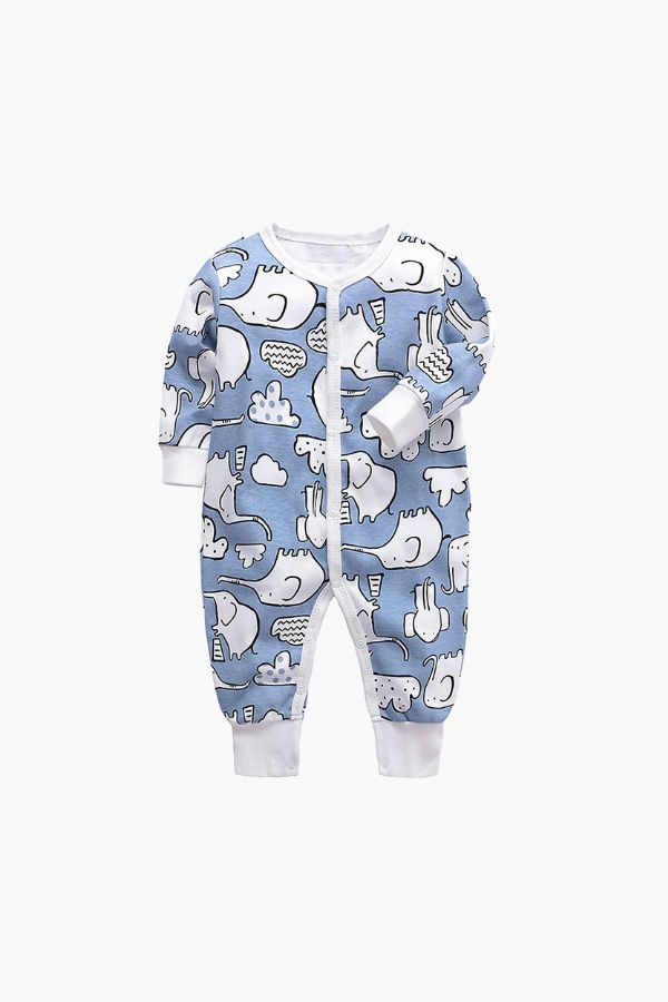 Learn To Crawl Cotton Jumpsuit