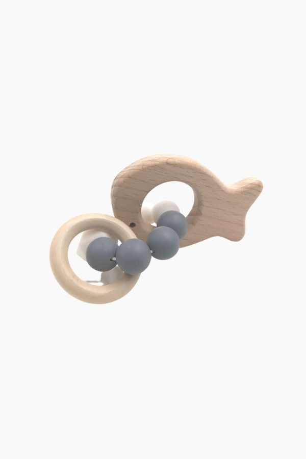 Organic Wooden Silicon Teether