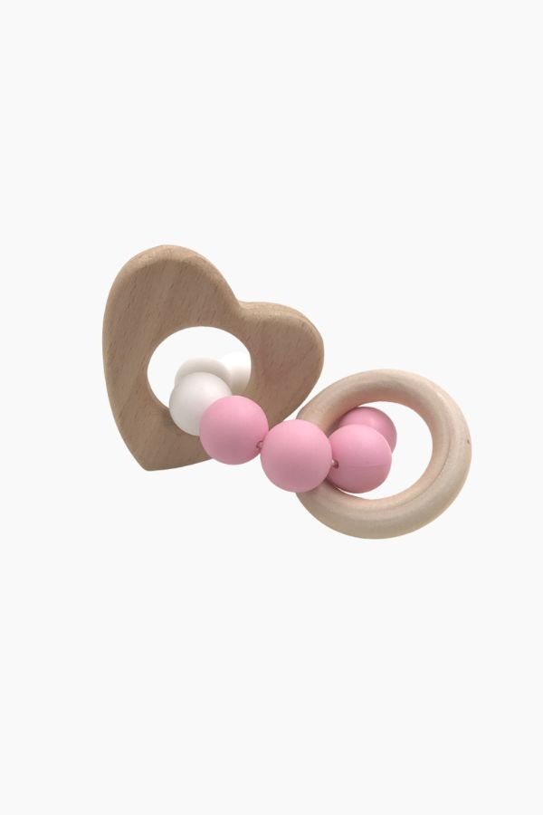 Organic Wooden Silicon Teether