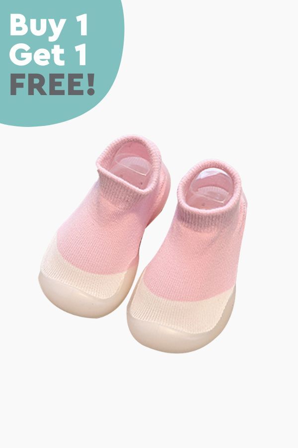 First Steps Cotton Sock Shoes (1+1 FREE)