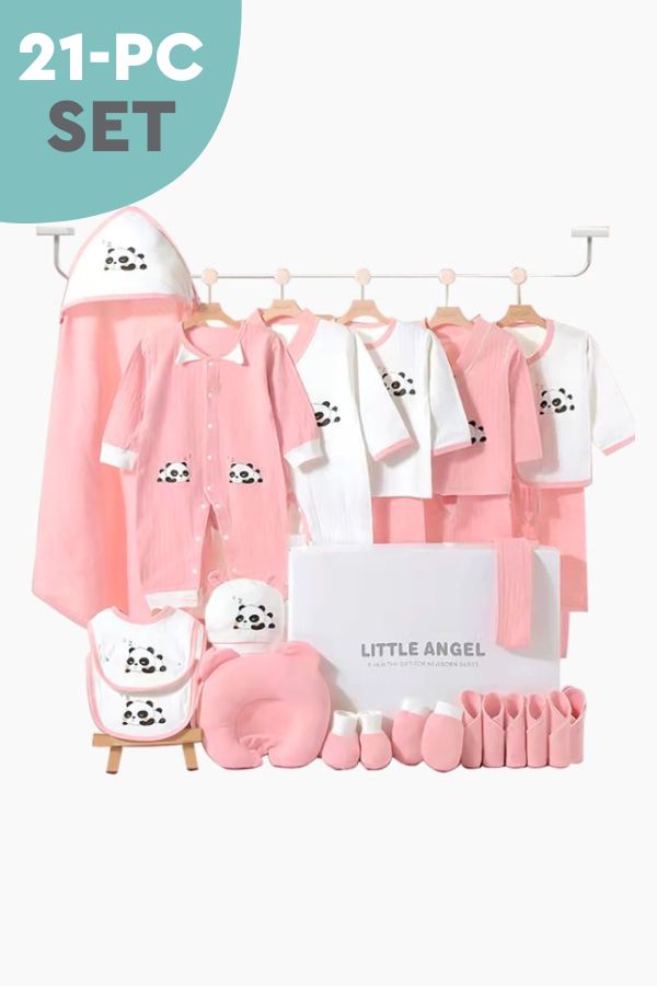 Cute Panda Newborn Gift Box Set