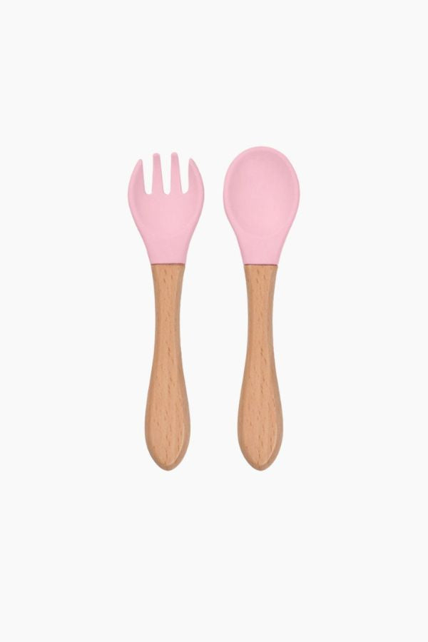 Organic Bamboo Spoon and Fork Set