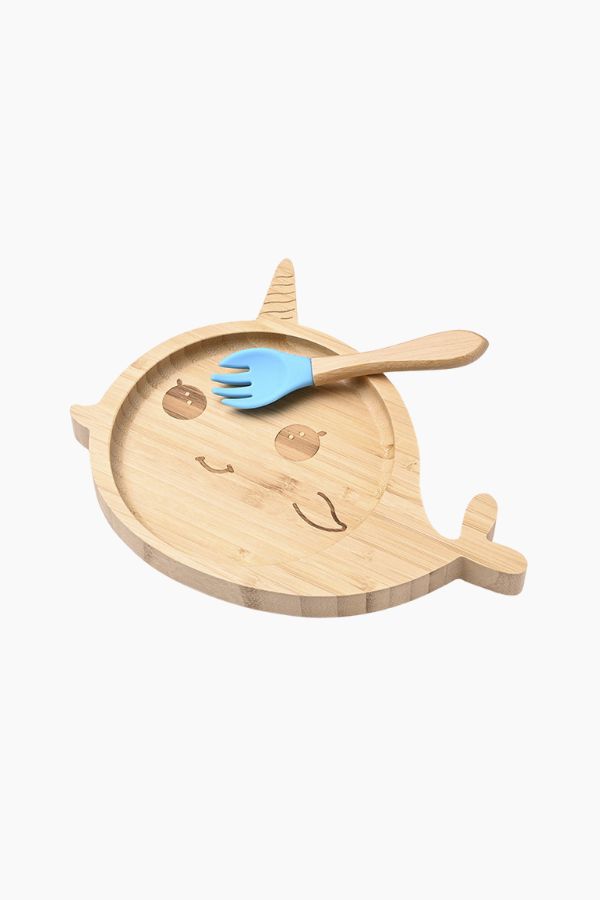 Cartoon Bamboo Dinner Plate